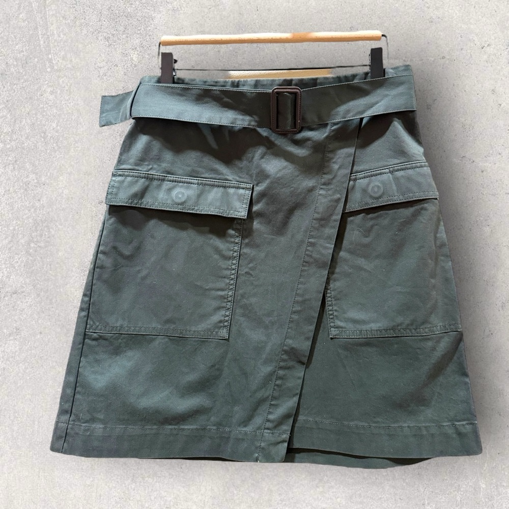 Banana Republic Faux Wrap Military Mini in Size 10 Tall